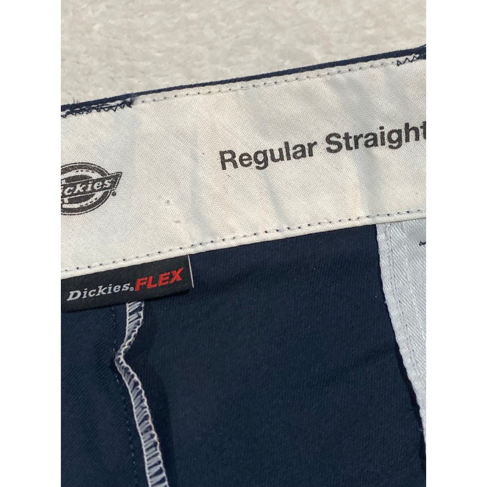 Dickies Flex Regular Straight Fit Cargo Pants Dark Navy 40x32 WP595DN Mens NEW - Picture 6 of 11